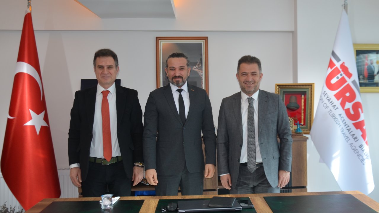 TÜRSAB Konya BTK’ya önemli ziyaret: Bilgiç ve Sayan’dan turizm vurgusu!