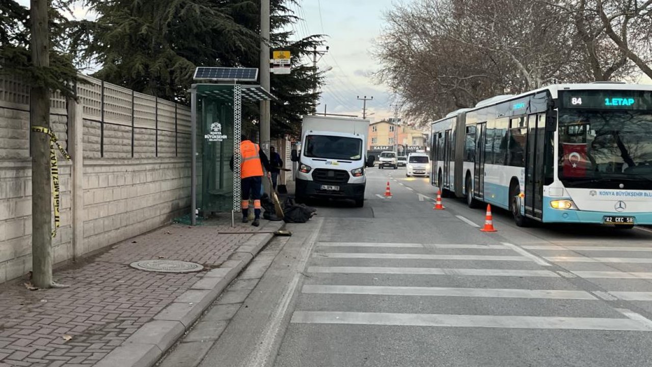 Konya’da motosiklet faciası: Otobüs durağına çarpan sürücü hayatını kaybetti!