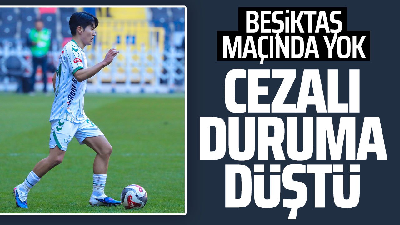 Konyaspor'un genç orta sahası Beşiktaş maçında yok