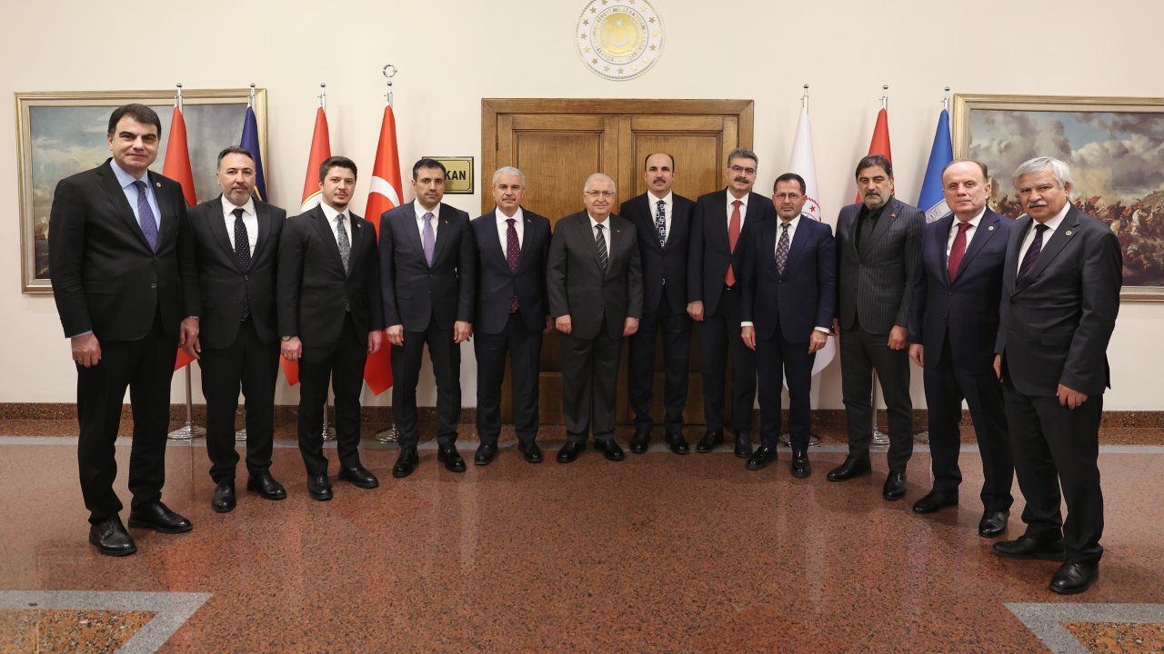 Konya heyetinden Bakan Yaşar Güler’e kritik ziyaret!