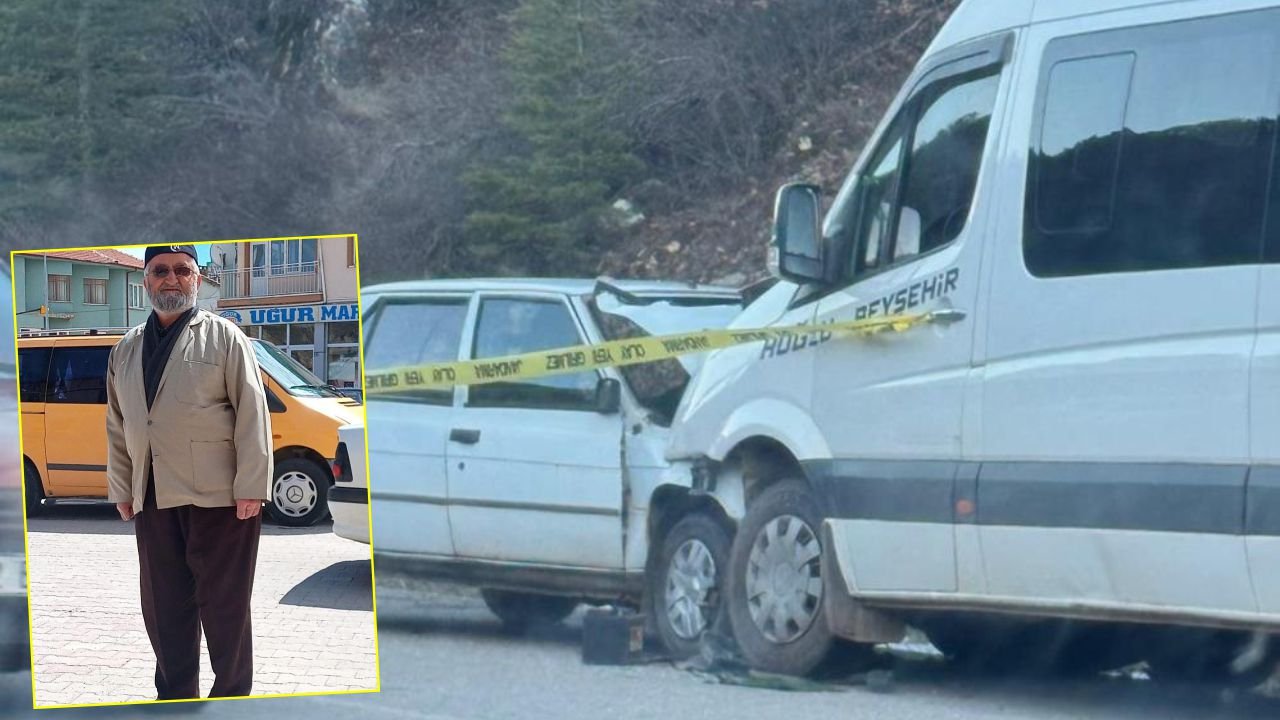 Konya’da feci kaza! Otomobil ile yolcu minibüsü çarpıştı: 1 ölü, 1 yaralı