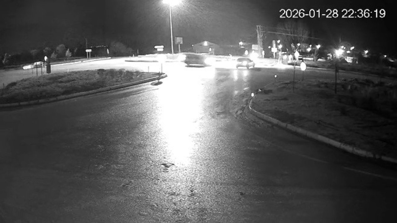 Konya Ereğli’de dehşet anları! İki araç çarpıştı, Kaza anı kamerada