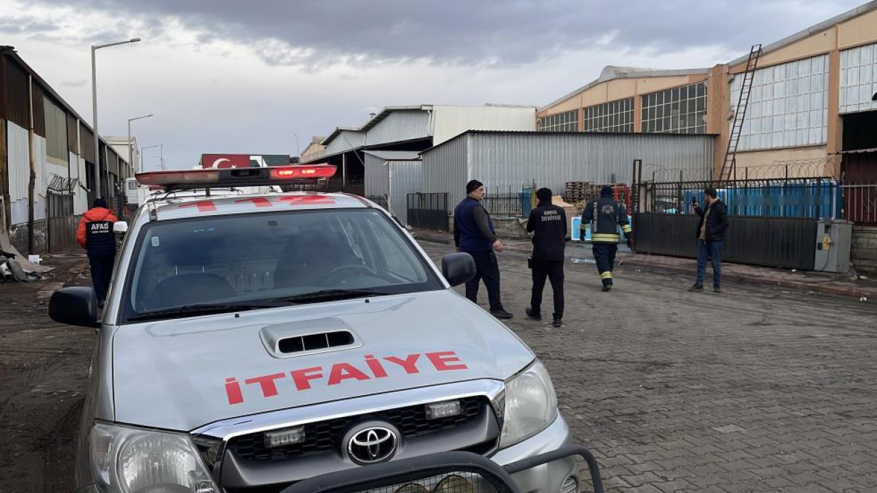 Konya’da dondurma deposunda amonyak kâbusu! Zehirli gaz sızdı, işçi hastanelik oldu