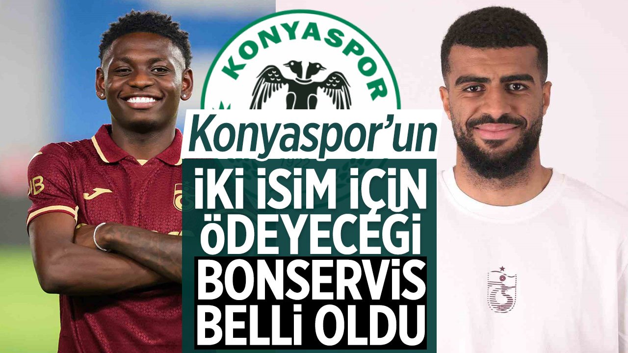 Konyaspor'un Olaigbe ve Baniye için Trabzonspor'a ödeyeceği bonservis ücreti belli oldu