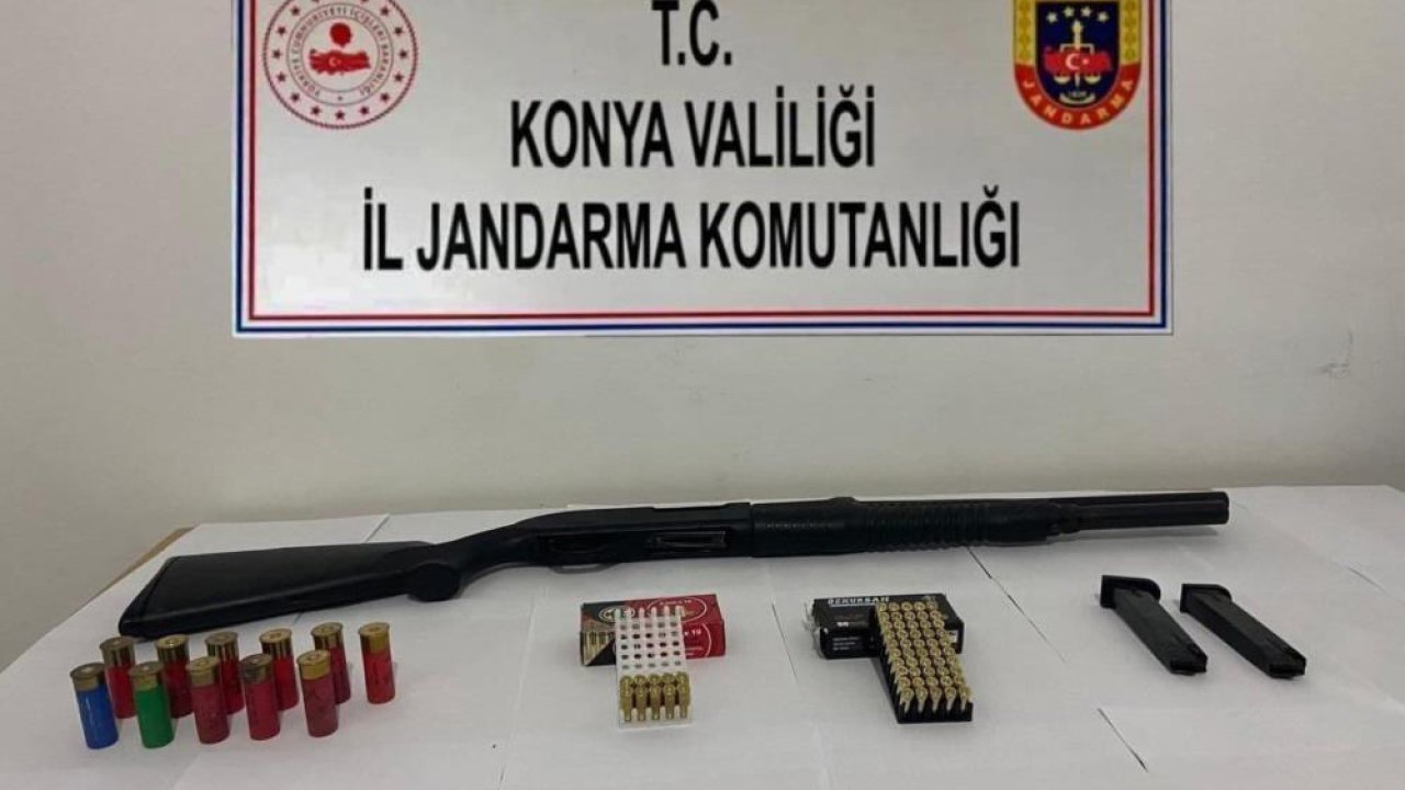 Konya’da gece gündüz operasyon: 7 silah baskını, çok sayıda silah ele geçirildi