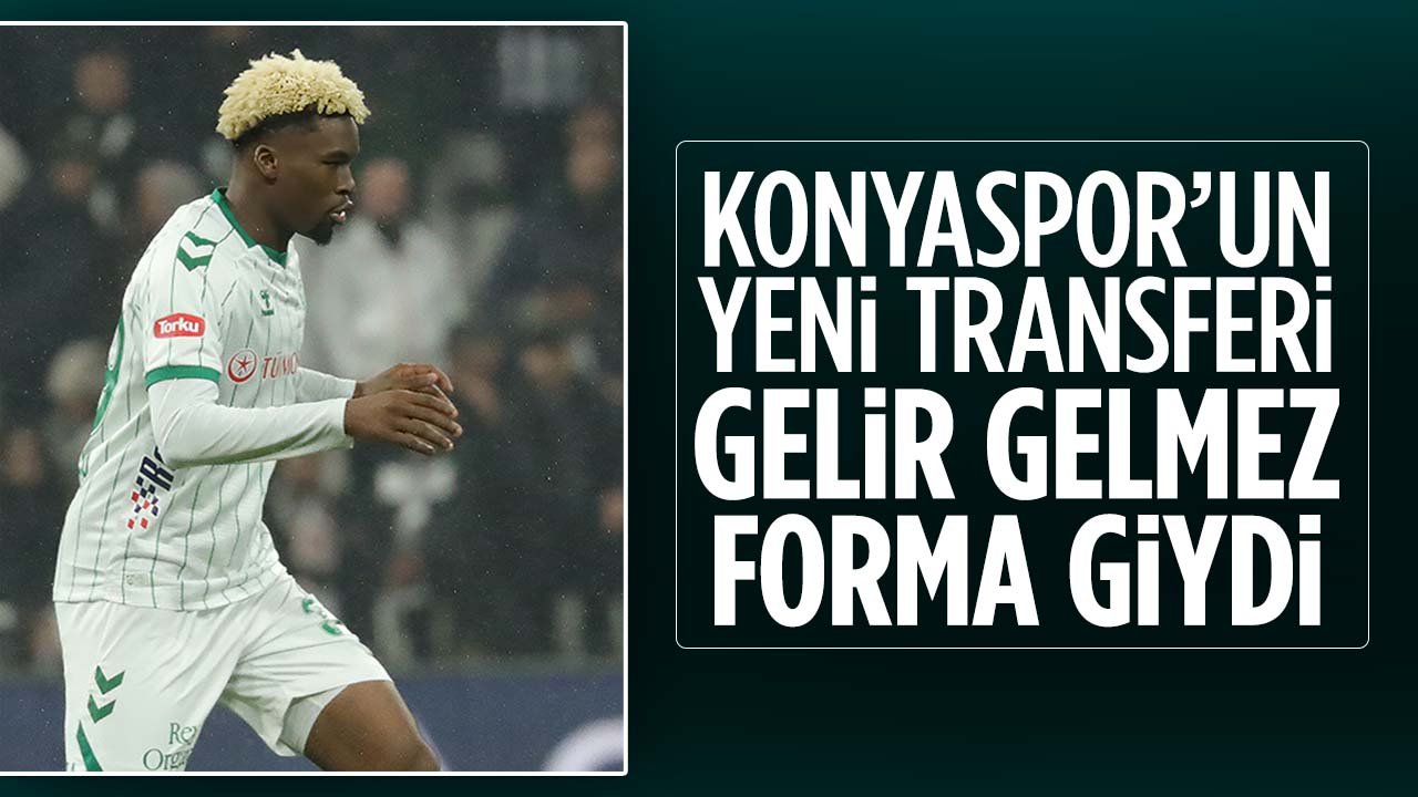 Konyaspor'un yeni stoperi ilk maçına çıktı