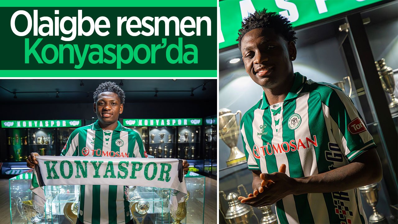 İmzalar atıldı: Olaigbe resmen Konyaspor'da