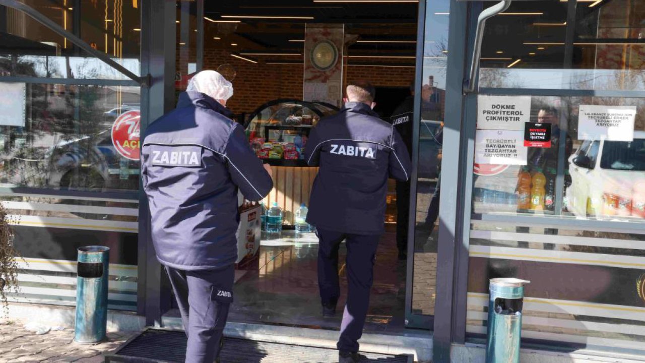 Meram’da Ramazan denetimi! Fırın ve pastaneler tek tek kontrol ediliyor