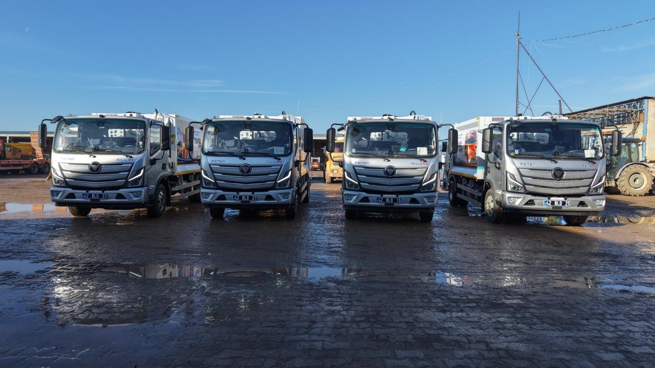 Beyşehir Belediyesi araç filosunu güçlendirdi: Temizlik hizmetlerinde yeni dönem!