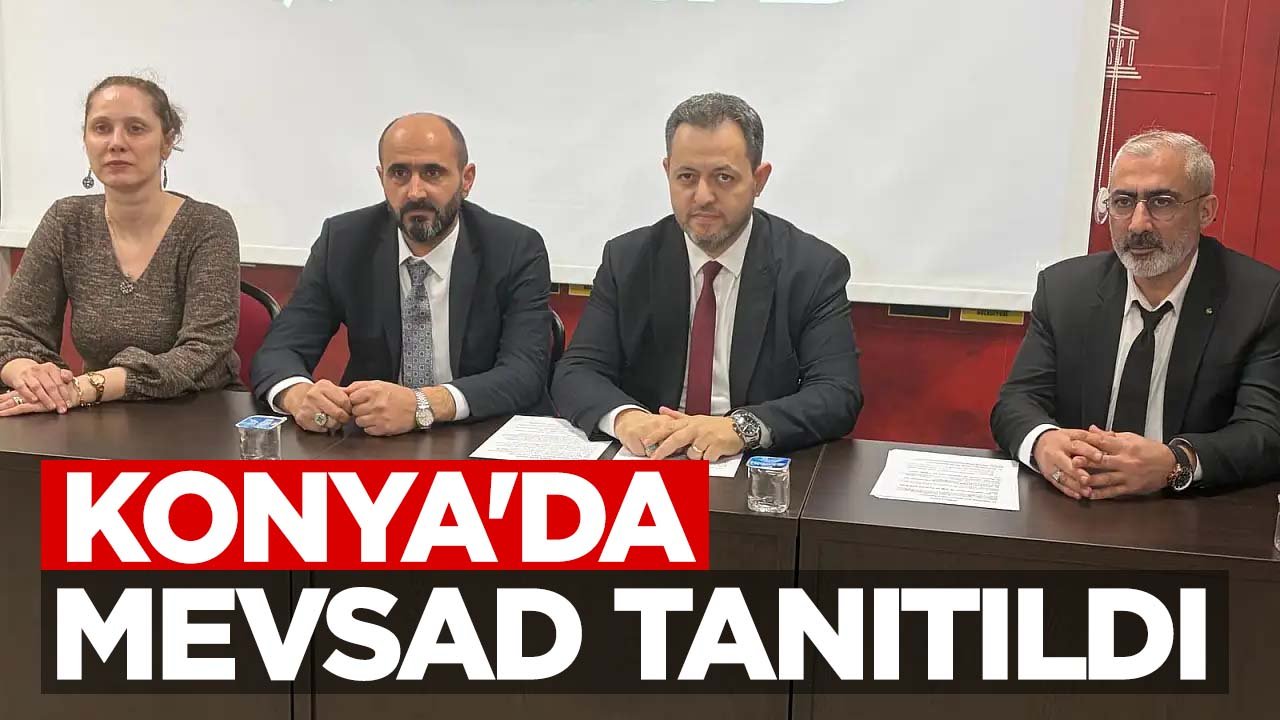 Sanayi ile eğitim dünyası arasında sürdürülebilir bir köprü kurmayı hedefliyor: Konya'da MEVSAD tanıtıldı