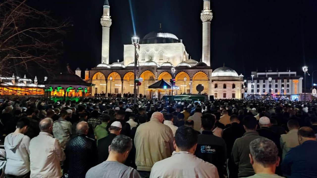 Konya’da Ramazan coşkusu: 3 İlçede 40 camide hatimle teravih namazı kılınacak!