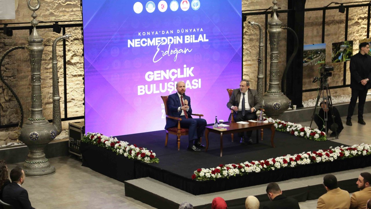Bilal Erdoğan Konya’da gençlerle buluştu! Tantavi’de dikkat çeken mesajlar!