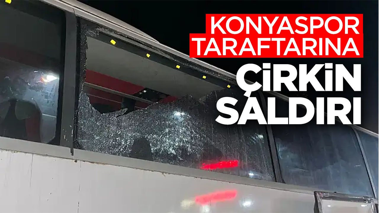 Konyaspor taraftarına çirkin saldırı