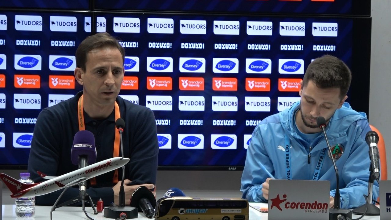 Alanyaspor'da Joao Pereira Konyaspor maçının ardından açıklamalarda bulundu