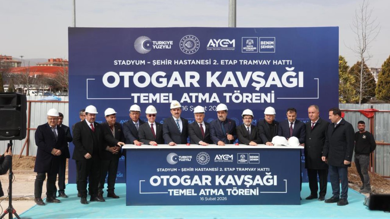 Konya’da dev ulaşım hamlesi: Otogar Kavşağı’nın temeli atıldı, trafik sil baştan değişiyor!