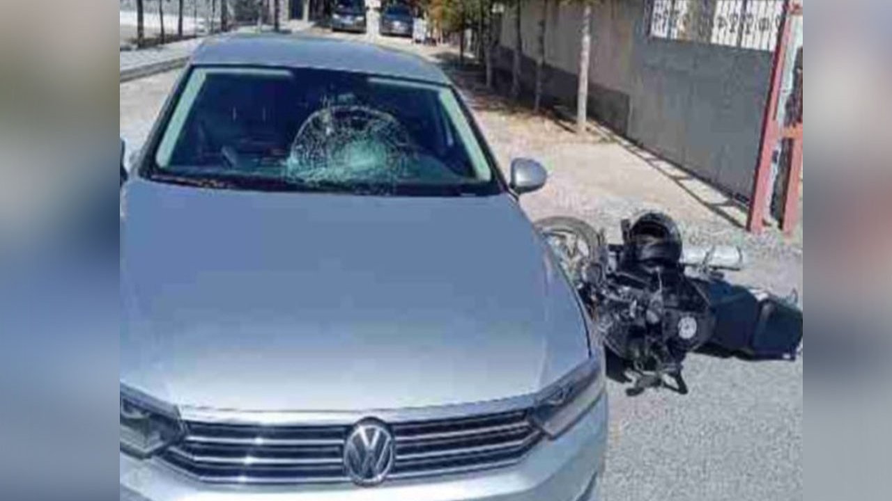 Konya'da otomobille motosiklet çarpıştı: 1 yaralı!