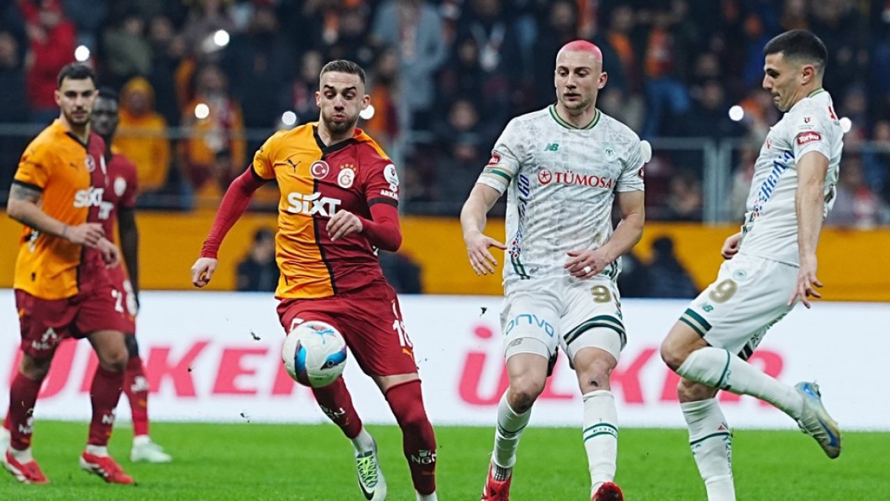 Konyaspor 20 puanla 14. sırada: Rakip lider Galatasaray