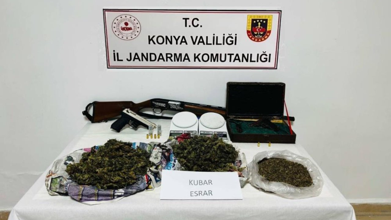Konya’da zehir tacirlerine şafak baskını: 15 günde 30 operasyon, 6 kişi cezaevinde