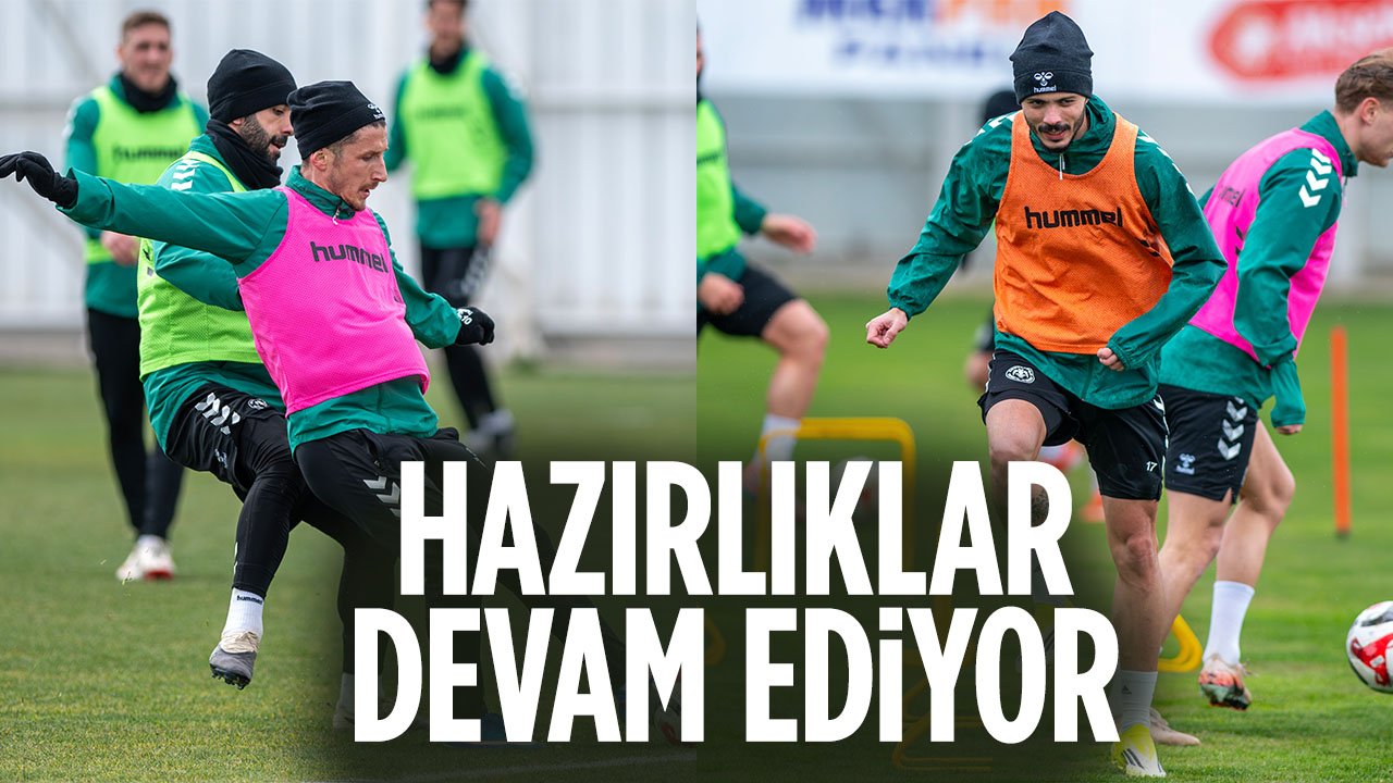 Konyaspor'da Galatasaray maçı hazırlıkları devam ediyor
