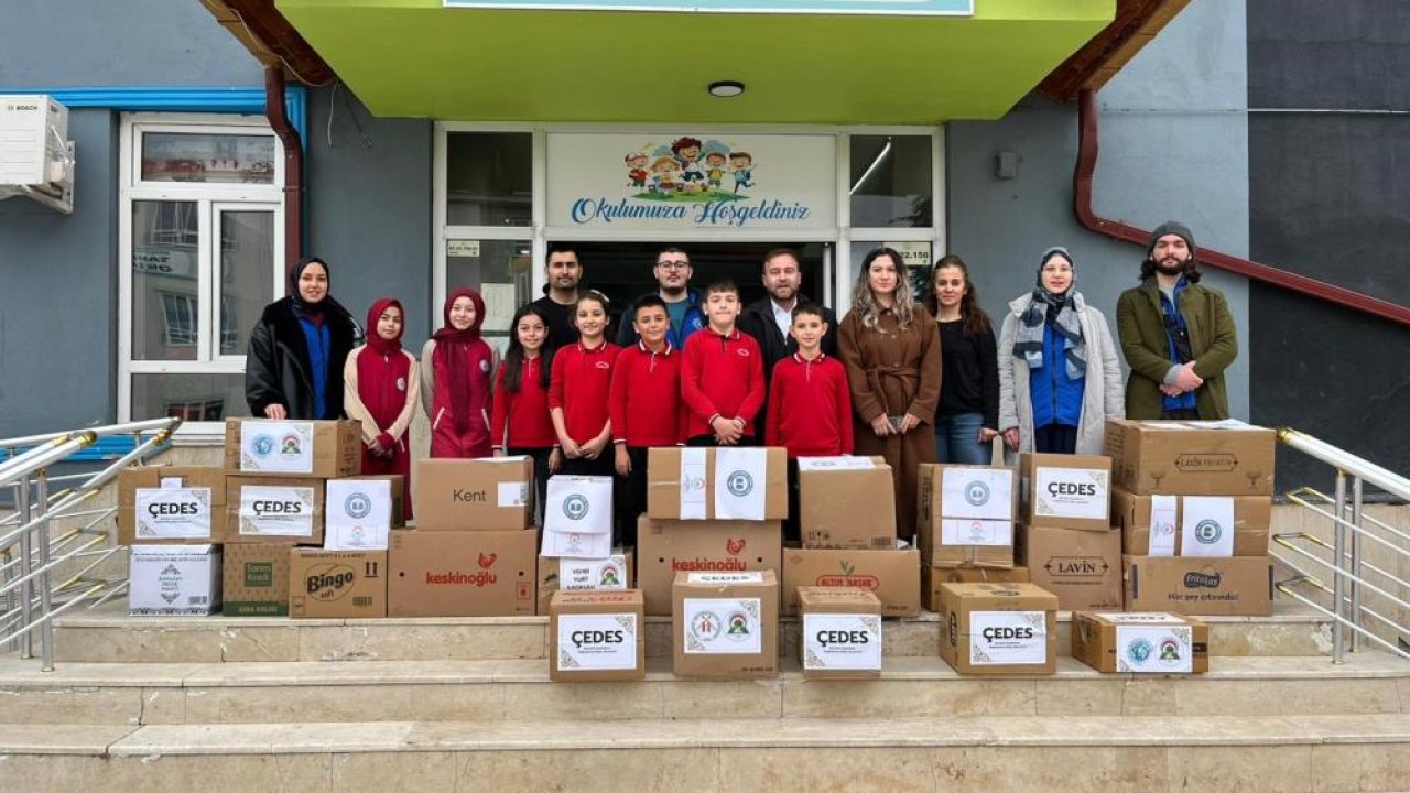 Konya Karapınar’da Ramazan’da yürekleri ısıtan dayanışma: Üç okuldan anlamlı destek!