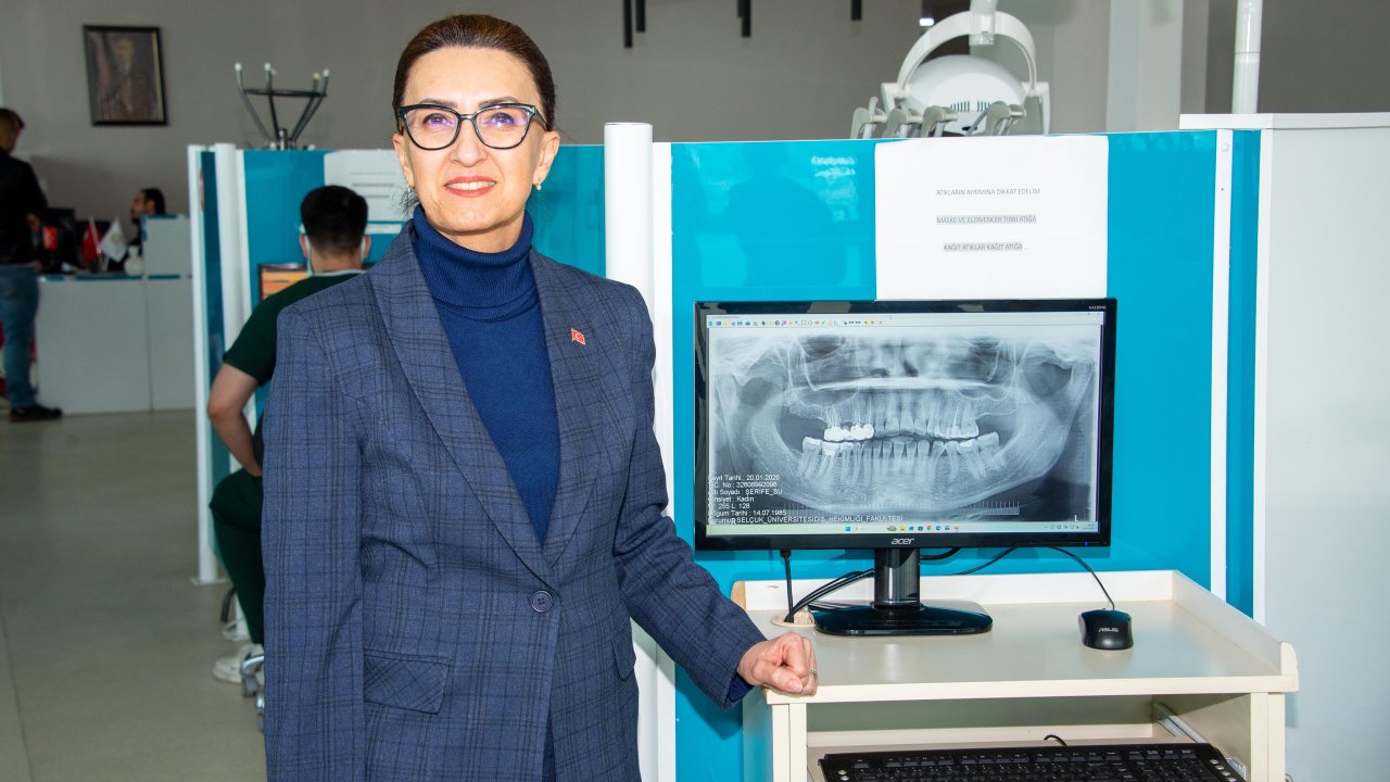 Selçuk Üniversitesi, Beyhekim’de ağız - diş sağlığı hizmetlerini sürdürüyor