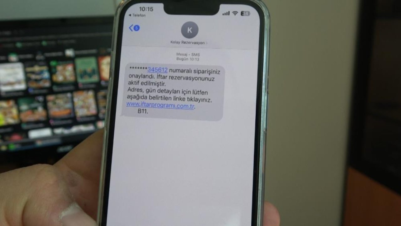 İftar vakti gelen mesaja dikkat! ‘Rezervasyonunuz aktif’ tuzağı hesapları boşaltıyor!