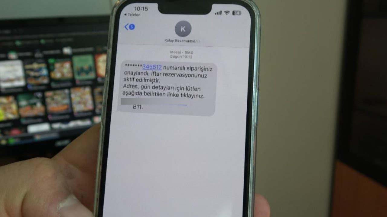 İftar vakti gelen mesaja dikkat! ‘Rezervasyonunuz aktif’ tuzağı hesapları boşaltıyor!