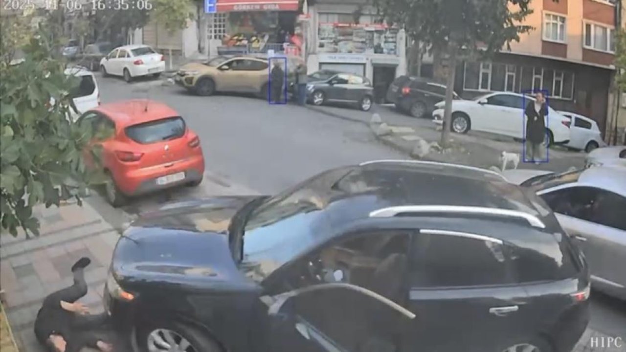 Film gibi kaza! Kağıthane’de sürücü kendi otomobilinin altında kaldı!