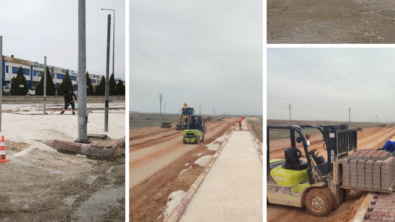 Konya’da yol ve altyapı çalışmaları hız kesmeden sürüyor