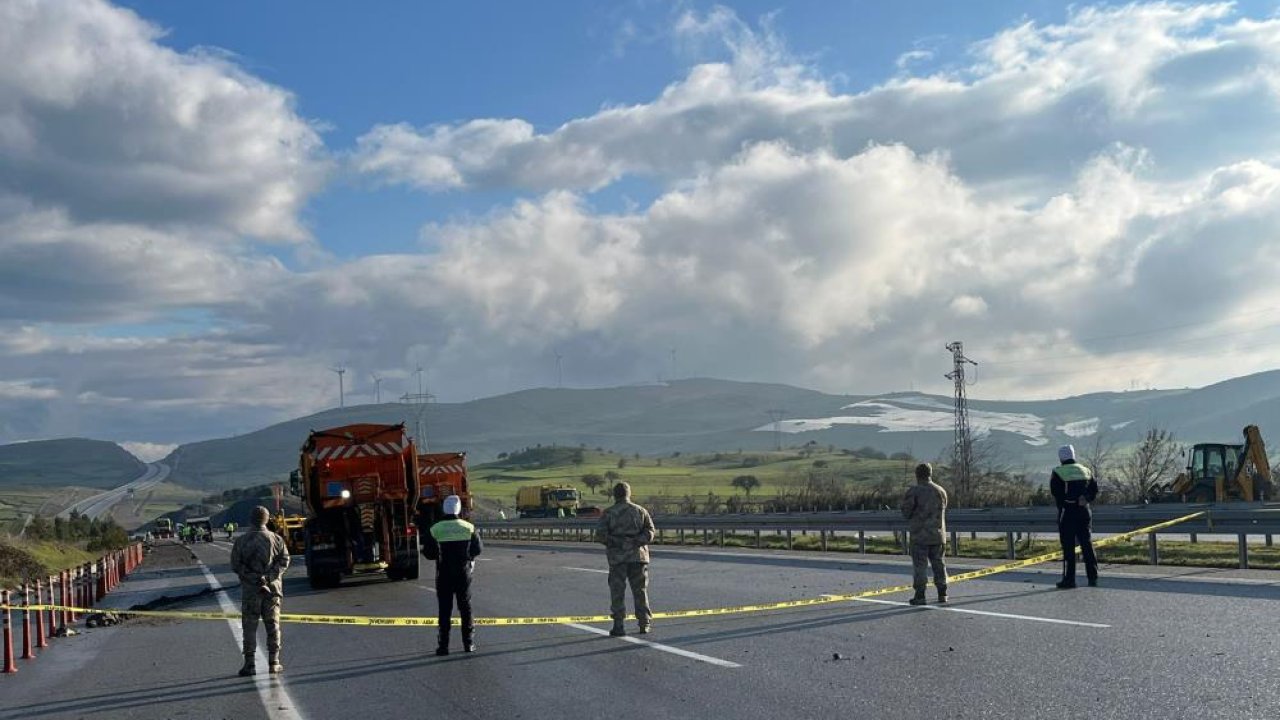 Balıkesir’de F-16 uçağının düştüğü bölgede çalışmalar sürüyor!