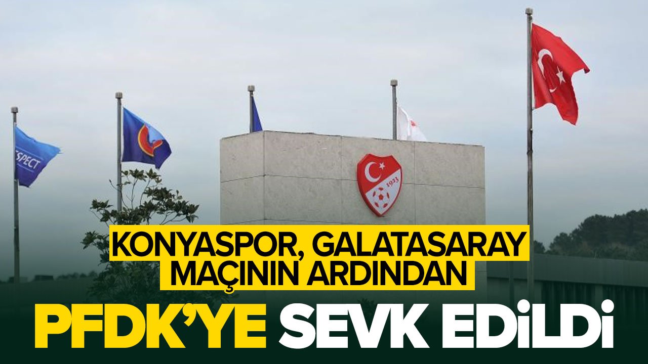 Konyaspor'a ceza yolda: PFDK'ye sevk edildi