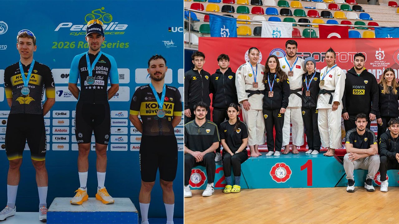 Konya BBSK'den iki branşta önemli başarı