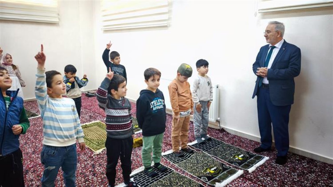 Karatay İlçe Müftülüğü’nden anlamlı ziyaret: 4-6 yaş Kur’an Kursu öğrencileriyle buluşma!