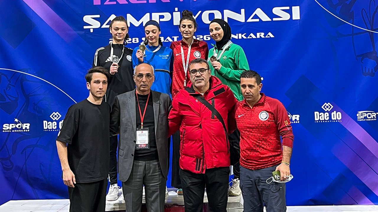 Meram’a milli gurur! Saliha Bağçeci Türkiye üçüncüsü oldu!