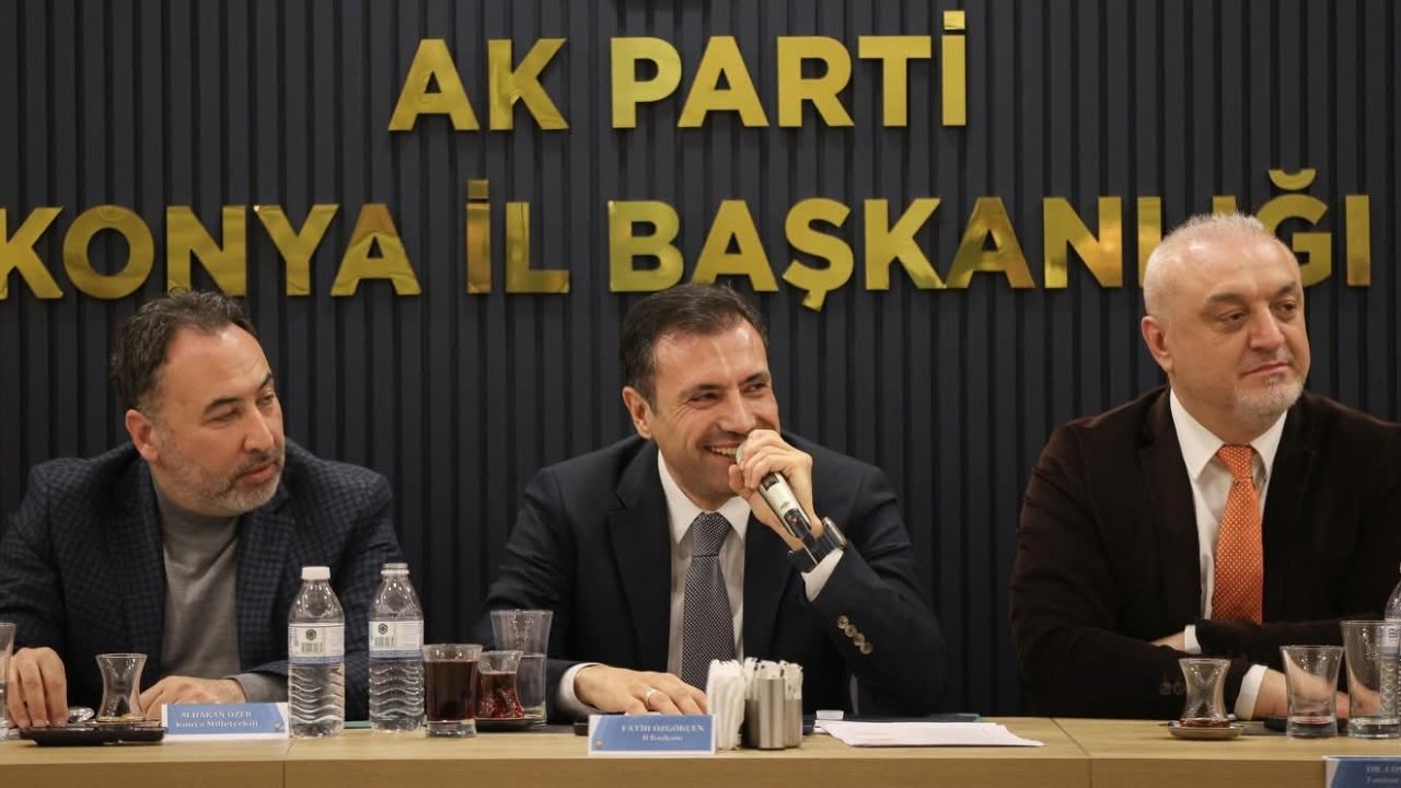 Özgökçen Konya basınıyla iftarda buluştu; "Konya için hayati projelerin takipçisiyiz"