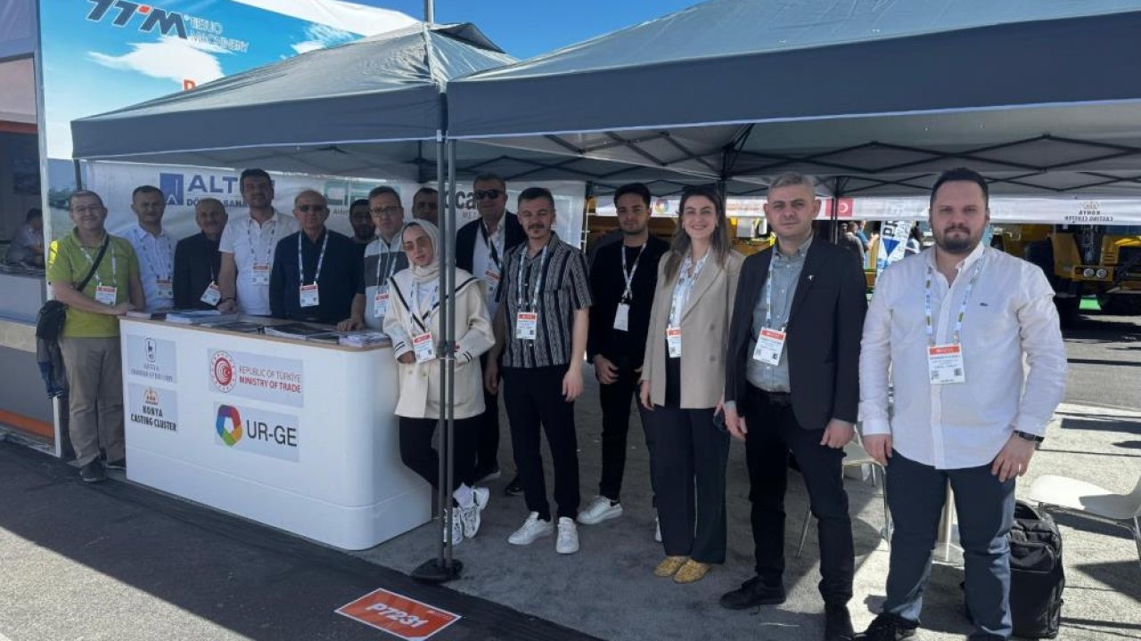 Konyalı dökümcüler ABD çıkarması yaptı: Las Vegas’taki dev fuarda Konya imzası!