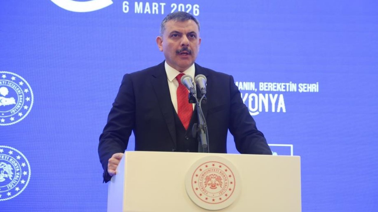 Bakan Çiftçi Konya'da konuştu; "Pek çok alanda çığır açan bir Türkiye var"