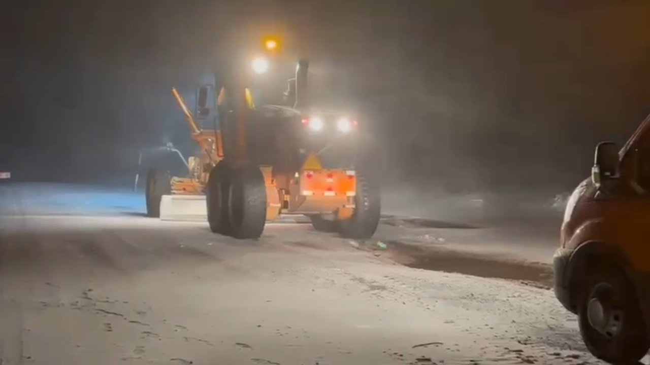 Şanlıurfa'da yoğun kar yağışı