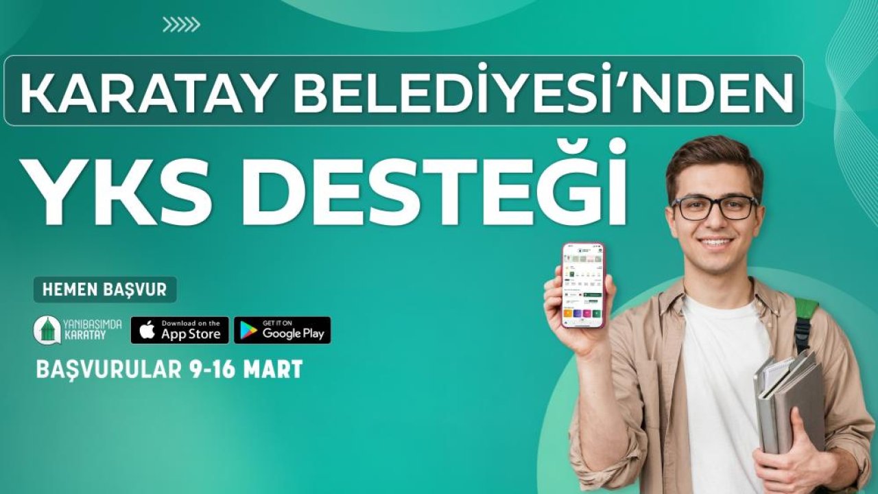 Konya Karatay’da YKS müjdesi: Belediye sınav ücretlerini ödeyecek!