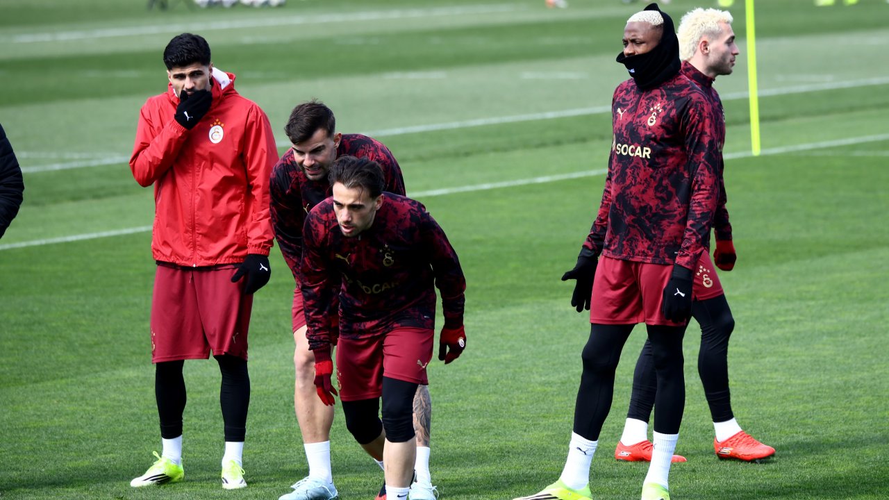 Galatasaray zorlu maçın hazırlıklarını tamamladı