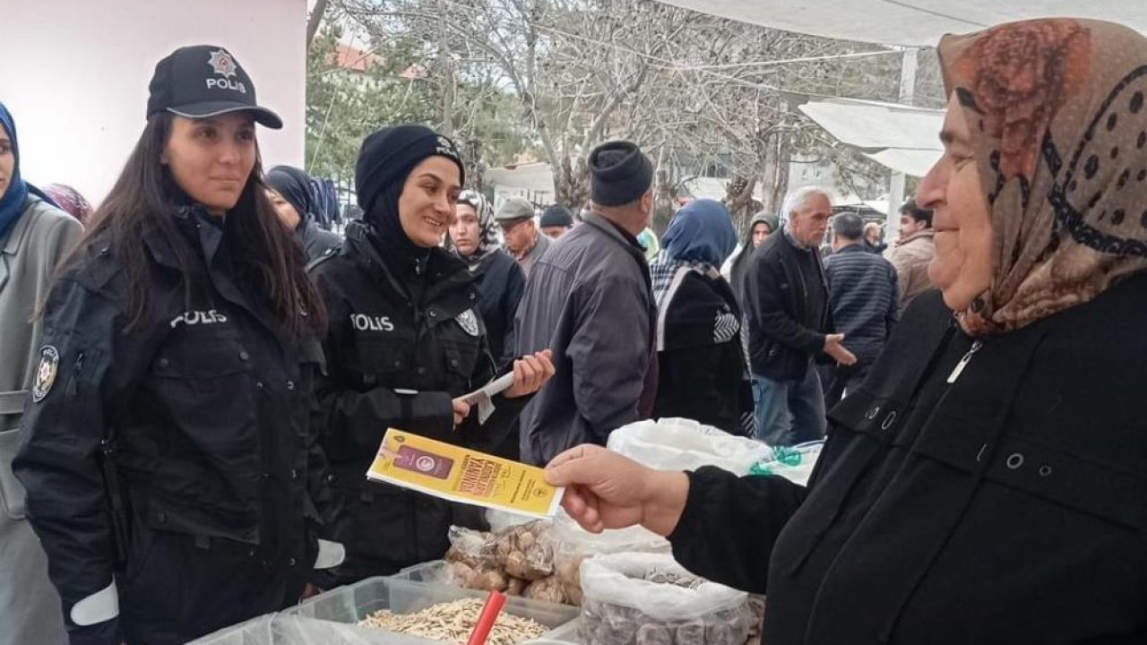 Bozkır’da kadınlar KADES ile şiddete karşı bilgilendirildi
