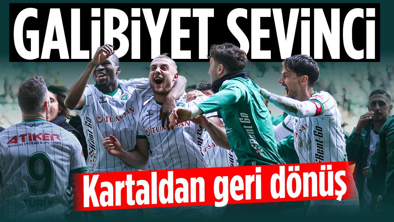 Konyaspor'da galibiyet mutluluğu: Anadolu Kartalı deplasmanda kazandı
