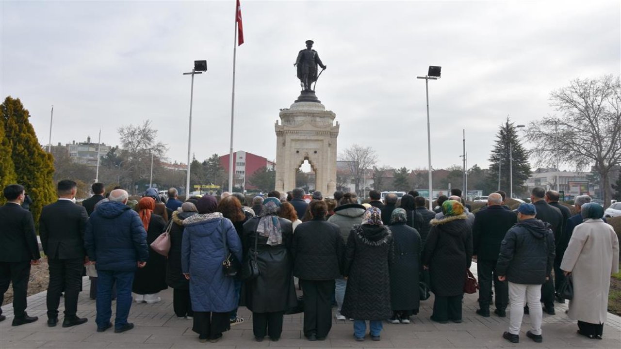 Konya’da 14 Mart Tıp Bayramı çelenk töreniyle kutlandı!