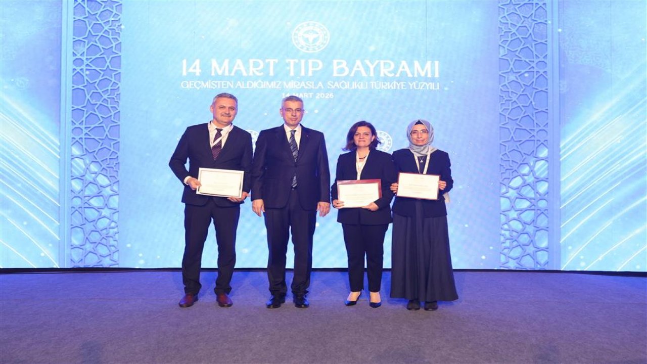 Sağlık Bakanı Memişoğlu’ndan Konya ekibine teşekkür belgesi!