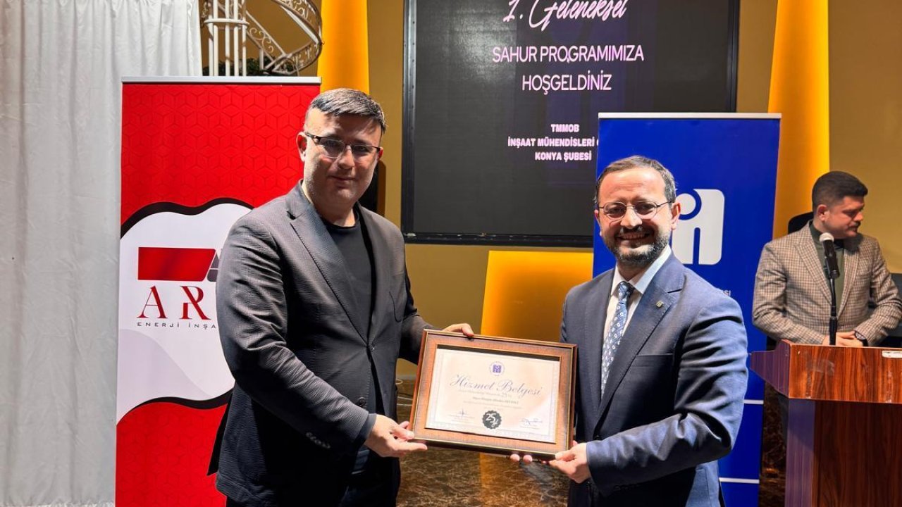 İnşaat Mühendisleri Odası Konya Şubesi’nden Sahur Buluşması