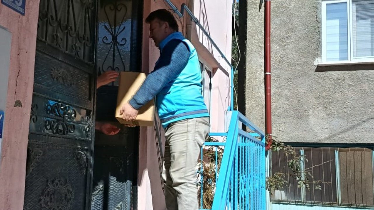 Konya Derebucak’ta Ramazan bereketi: Kapı kapı ulaştırılan yardımlar yüzleri güldürdü