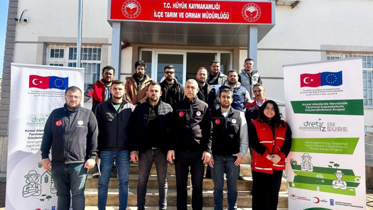 Konya tarımda yeni dönem! AB destekli eğitimler bitti, istihdam kapısı aralandı