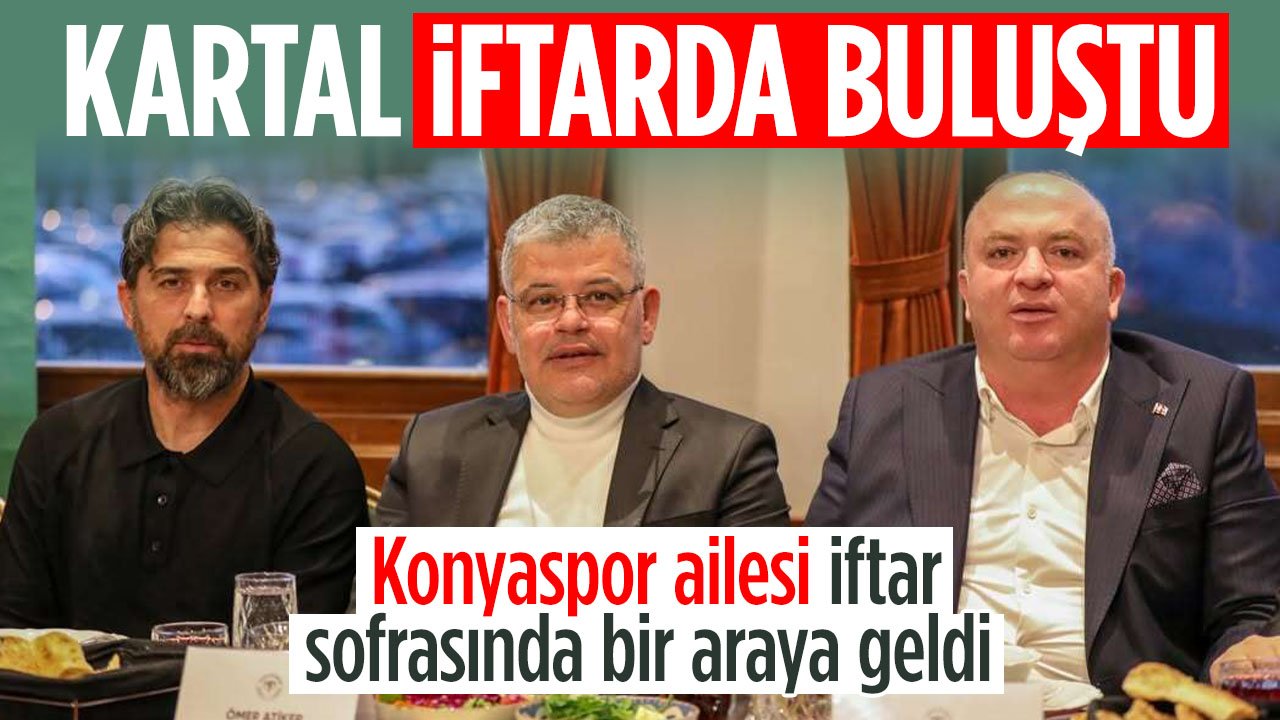 Konyaspor ailesi iftar yaptı! Moral depoladı