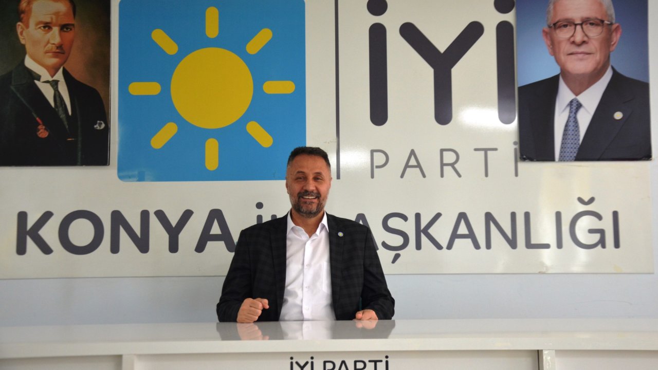 İYİ Parti Konya İl Başkanı Anlaş; "Bayramlar, birbirimizle kucaklaştığımız çok özel günlerdir"