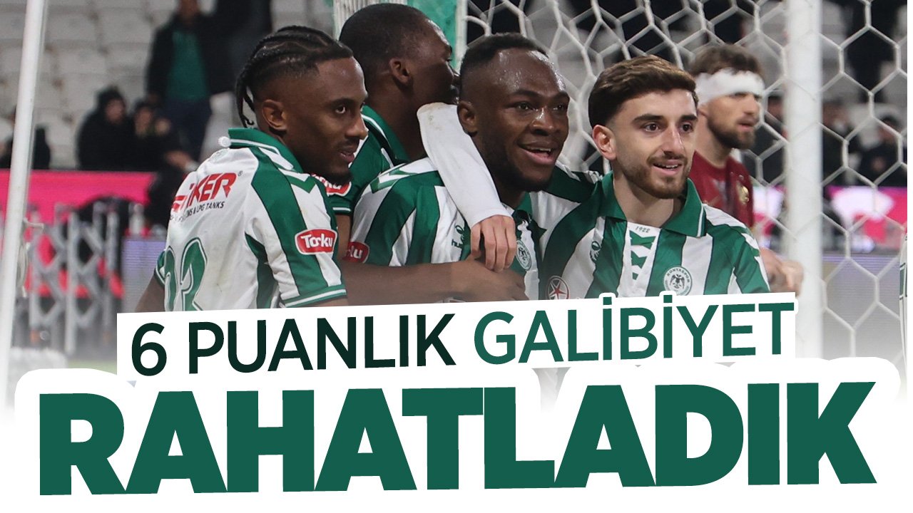 Konyaspor'dan 6 puanlık galibiyet